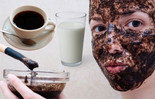 cómo preparar la mascarilla de café con leche