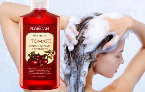 como usar shampoo de tomate