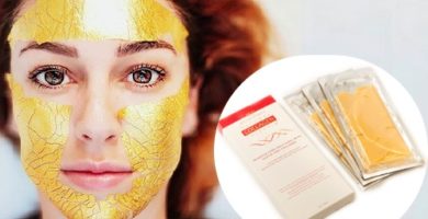 mascarilla de oro